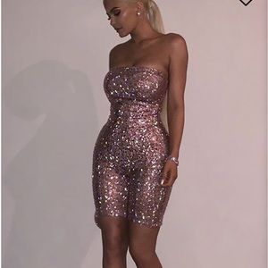 Birthday Bash Sequin Romper